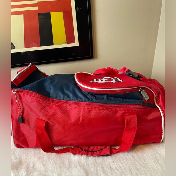 MLB Cardinals Red and Blue Duffel Bag - Picture 4 of 14